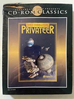Wing Commander Privateer PC Game 1994 ORIGIN CD-ROM *** Sealed (BOX DAMAGE) *** - Image 1 of 4