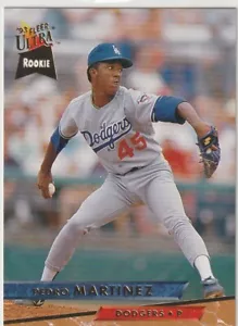 Tarjeta Fleer Ultra Rookie #57 1993 Pedro Martínez - Imagen 1 de 2