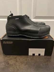 Bogs Overshoe Zip Composite Safety Toe Black US Mens 12 EU 45 Style 72767CT-001 - Picture 1 of 9