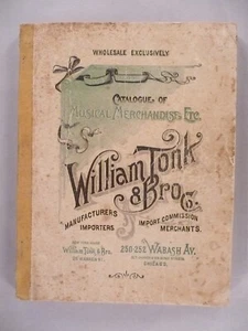 Tonk Bros. Musical Instruments CATALOG - 1898 - Bild 1 von 12