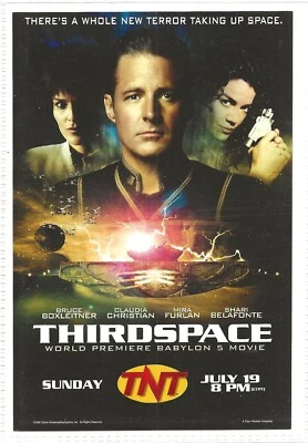 BABYLON 5  MOVIE POSTCARD /  PROMO CARD   BY FLEER SKYBOX - Image 1 of 2