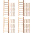  40 Pcs Mini Wooden Ladders Miniatures Micro Landscape Ladder Decoration
