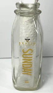 SUNDAY Shatto Milk Bottle Glass Kansas City Chiefs 2020 Mahomes Limited Edition - Picture 1 of 12