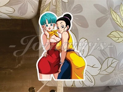 HANDMADE Dragon Ball Z Anime Bulma & Chi Chi “Baddies” Sticker ecchi slap pinup girl dbz