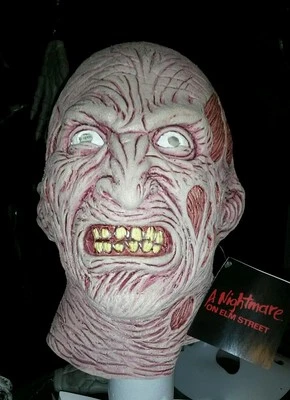 Rubies Nightmare On Elm Street Deluxe Latex Freddy Mask 3319 Nw LINE CINEMA 2000 - Image 1 of 4