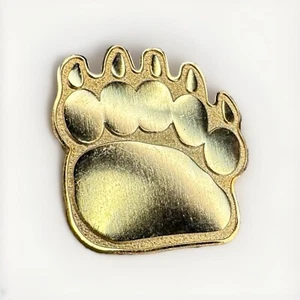 Vintage Bear Claw Paw Gold Tone Lapel Hat Pin B - Picture 1 of 3