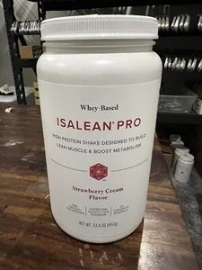 NEW Isagenix IsaLean Pro Strawberry Protein Shake 05/2025 - Picture 1 of 2