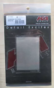 Diamond Pattern Mesh B 0.25mm x 0.4mm Photo-Etch KA Models 004 Model Detail Part - Picture 1 of 2