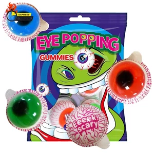 Eye Popping Gummies - Sweet Eyeball Candy for Halloween, Birthday, Trick or Trea - Picture 1 of 12