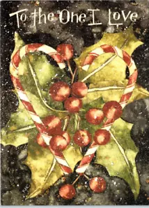 TO THE ONE I LOVE Lang Christmas Greeting Card New w/ Envelope MG2 - Picture 1 of 3