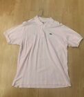 Lacoste Mens Polo Shirt Size 7 Classic Fit Pink