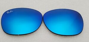 New Ray-Ban RB2132 New Wayfarer BLUE Flash Mirror Replacement lenses 52mm / 55mm