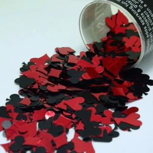 Confetti MultiShape - Black Jack - 2 Pchs or 1/2 lbs - FREE SHIP (8428) - Picture 1 of 14