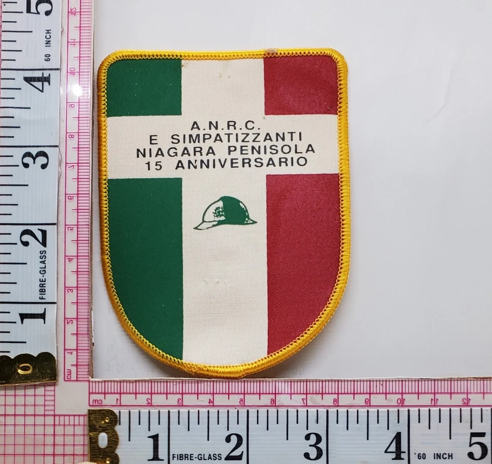 A.N.R.C E Simpatizzanti Niagara Penisola 15 Anniversario Patch Crest Applique p9 - Image 1 of 1