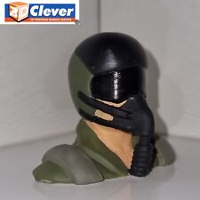 Highly-detailed Figure of a Jet  Fighter Pilot- visor (30mm high) Scale 1:24