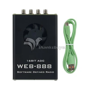 WEB-888 SDR Receiver Software Defined Radio with 16bit ADC 62M GPS for HF VHF - Zdjęcie 1 z 7