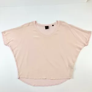 David Lawrence Silk 1/2 Dolman Sleeve Blouse Size 12 Pink Shirt Relax Top As New - Picture 1 of 11
