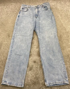 Abercrombie & Fitch Curve Love Jeans Women's 30/10 Blue Denim Ankle Straight - Picture 1 of 14