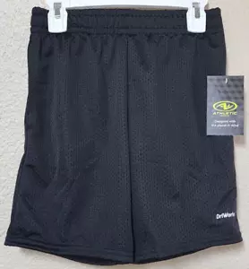 Athletic Works Boys' Active Mesh Shorts Size M (8) Rich Black BRAND NEW - Picture 1 of 5