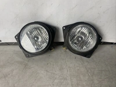 2006-2010 HUMMER H3  LEFT & RIGHT 2ND DESIGN FRONT FOG LIGHT  PAIR SET OEM - Image 1 of 4