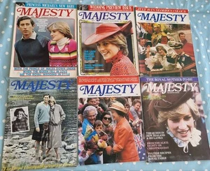 Majesty Magazines - 1981 / 6 Magazines /See Pictures For Individual Editions - Picture 1 of 12