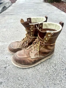 Herman Survivors M HS OAKRIDGE 8" Stahlkappe Braun Leder Spitze Arbeitsstiefel Herren 10 - Bild 1 von 24