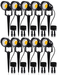 12W Low Voltage LED Landscape Lights 12V Waterproof Garden Spotlights - Picture 1 of 7
