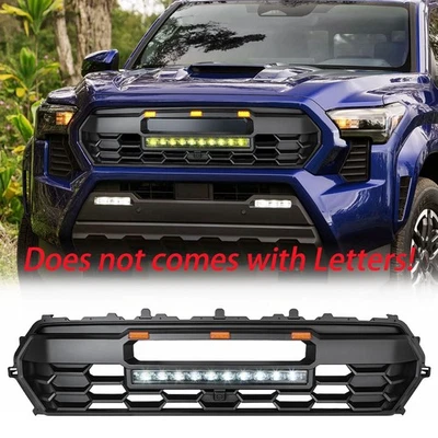 Front Grille grille w/ Dual-Color LED BAR Kits For 2024-2025 Toyota Tacoma  Foto 1 de 4