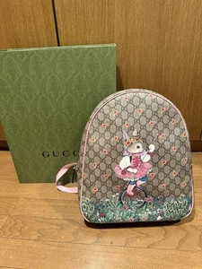 Gucci Kinder Rucksack Yuko Higuchi Design Klein Canvas Backpack Designer Schule - Bild 1 von 3