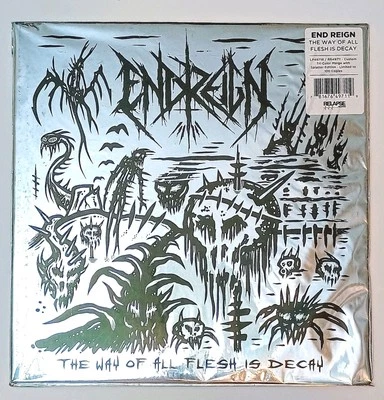 End Reign - The Way Of All Flesh Is Decay 12" LP Custom Tricolor Ltd To 100 NEW  - Image 1 of 4