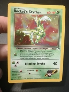 Pokemon Rocket's Scyther 13/132 GH Gym Heroes Holo Rare Excellent - Bild 1 von 2