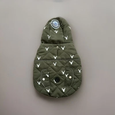 Abrigo para perro Cold Alert Technology verde oscuro talla S Foto 1 de 4