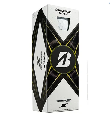 BRIDGESTONE GOLF Bridgestone Tour B X Golfbälle Modell 2025, in Hülsen mit 3,6,9 oder 12, kostenloser Versand