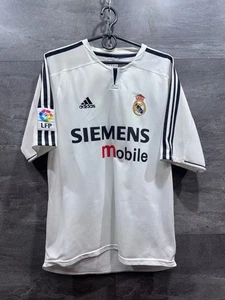 REAL MADRID 2003/2004 HOME FOOTBALL SHIRT MAGLIA CALCIO ADIDAS TAGLIA M - Foto 1 di 22