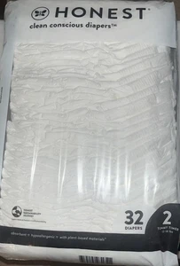 The Honest Company sanfte & saugfähige Windel, Größe 2 - 32 Stück - Bild 1 von 5