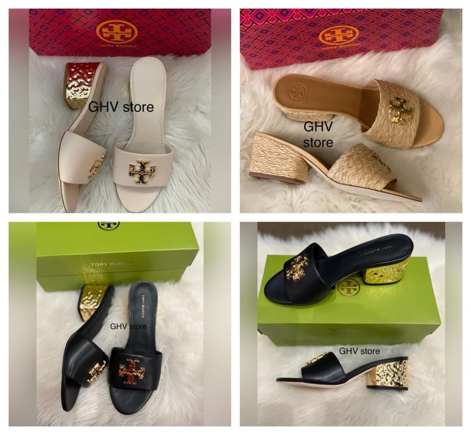 Sandalia Tory Burch Everly 55 mm cuero tacón bloque  Foto 1 de 1