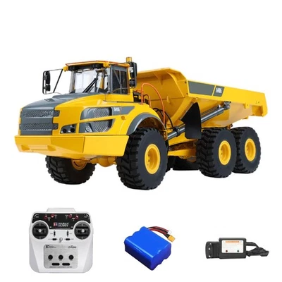 Metal DoubleE 1/16 RC Articulated Dumper 6WD Electric Truck 10KG Load Capacity - Image 1 of 4