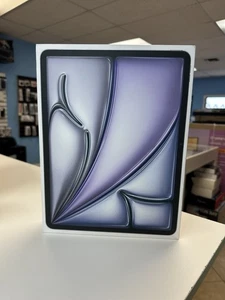 iPad Air M2 Chip 128 GB Silver Cellular Unlocked With Apple Care Warranty - Picture 1 of 6