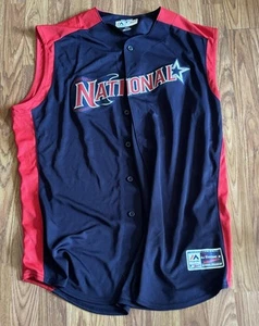 2019 MLB All Star Game National League Baseball Majestic Jersey Vest - Men's 48 - Picture 1 of 4
