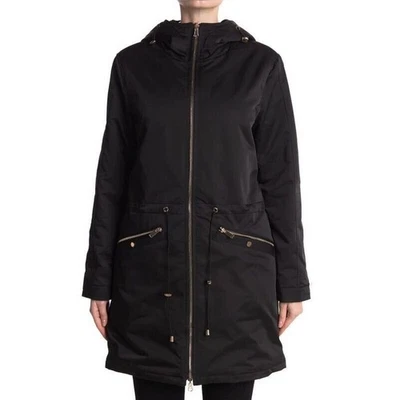 Chaqueta Parka de Invierno Love Token Mujer Negra Tanya Reversible Imitación Piel Talla S Foto 1 de 4