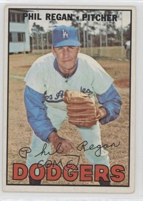 1967 Topps Phil Regan #130 - Image 1 of 2