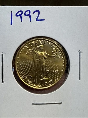 1992 1/4 oz American Gold Eagle Better Date - Image 1 of 4