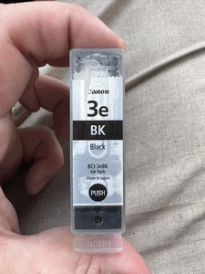 CANON BCI-3eBK Black Ink Tank Genuine NEW Sealed - No Box - Picture 1 of 3