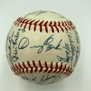 Beautiful 1973 Philadelphia Phillies Team Signed Baseball Mike Schmidt JSA COA - Picture 1 of 9