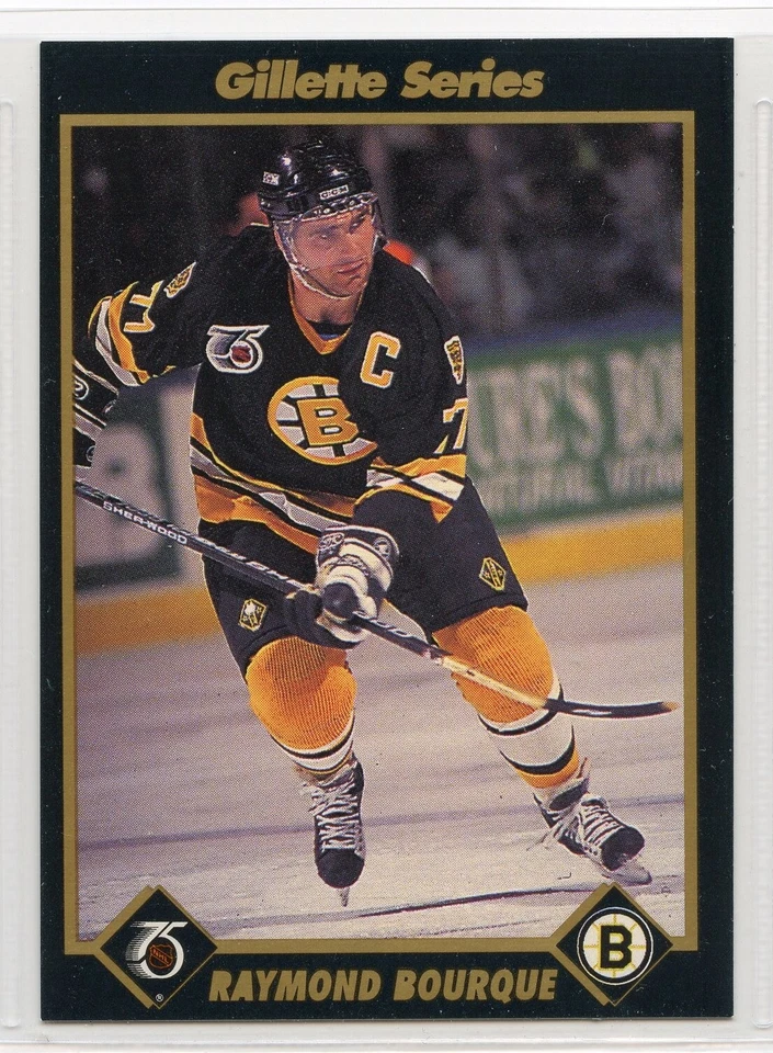 1991-92 Gillette Series Hockey - #26 - Raymond Bourque - Boston Bruins - Image 1 of 1