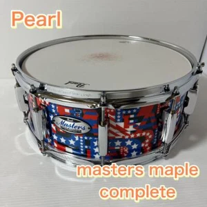 Pearl Used Masters Maple Complete 14x5.5 Snare Drum - Picture 1 of 10