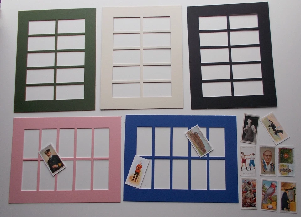 CIGARETTE CARD MOUNT FOR 10 STANDARD CARDS