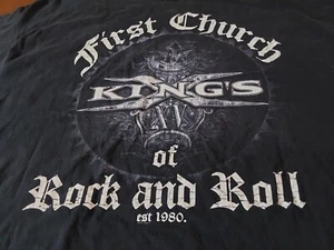 Kings X First Church of Rock and Roll est. 1980 Logo Double Sided XX Large - Picture 1 of 4