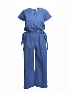 FOLK V JUMPSUIT IN BLEACHED DENIM SIZE 2 - Picture 1 of 3