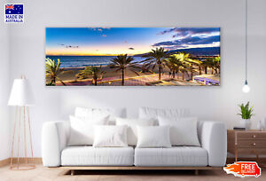 Home Décor Canvas Print Panorama of Beach Sceneries Landscape wall art New